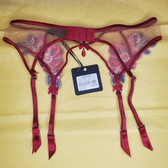 Mary May Suspender / Garter Belt Honey Birdette - Picture 7 of 14